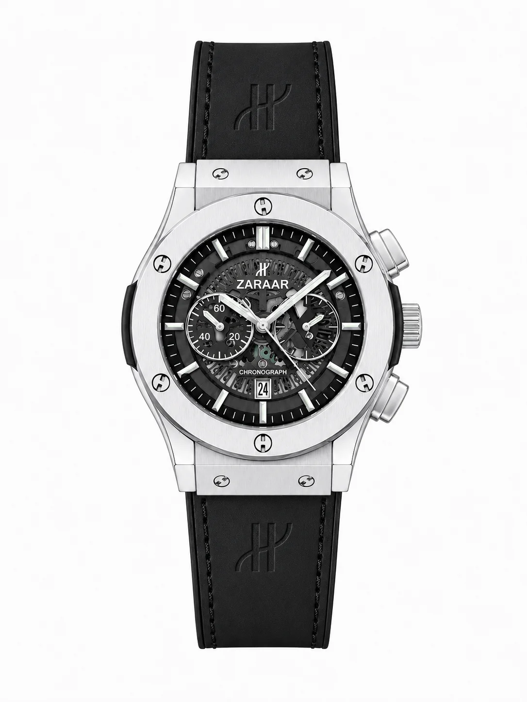 ZARAAR Skeleton Series Watch — BLACK SKELETON