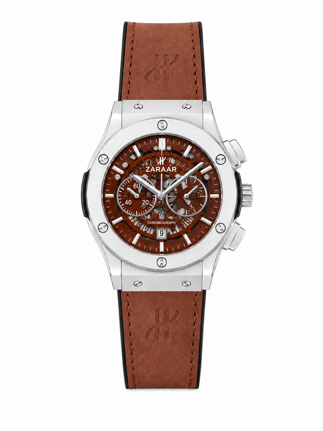 ZARAAR Skeleton Series Watch — BROWN SKELETON