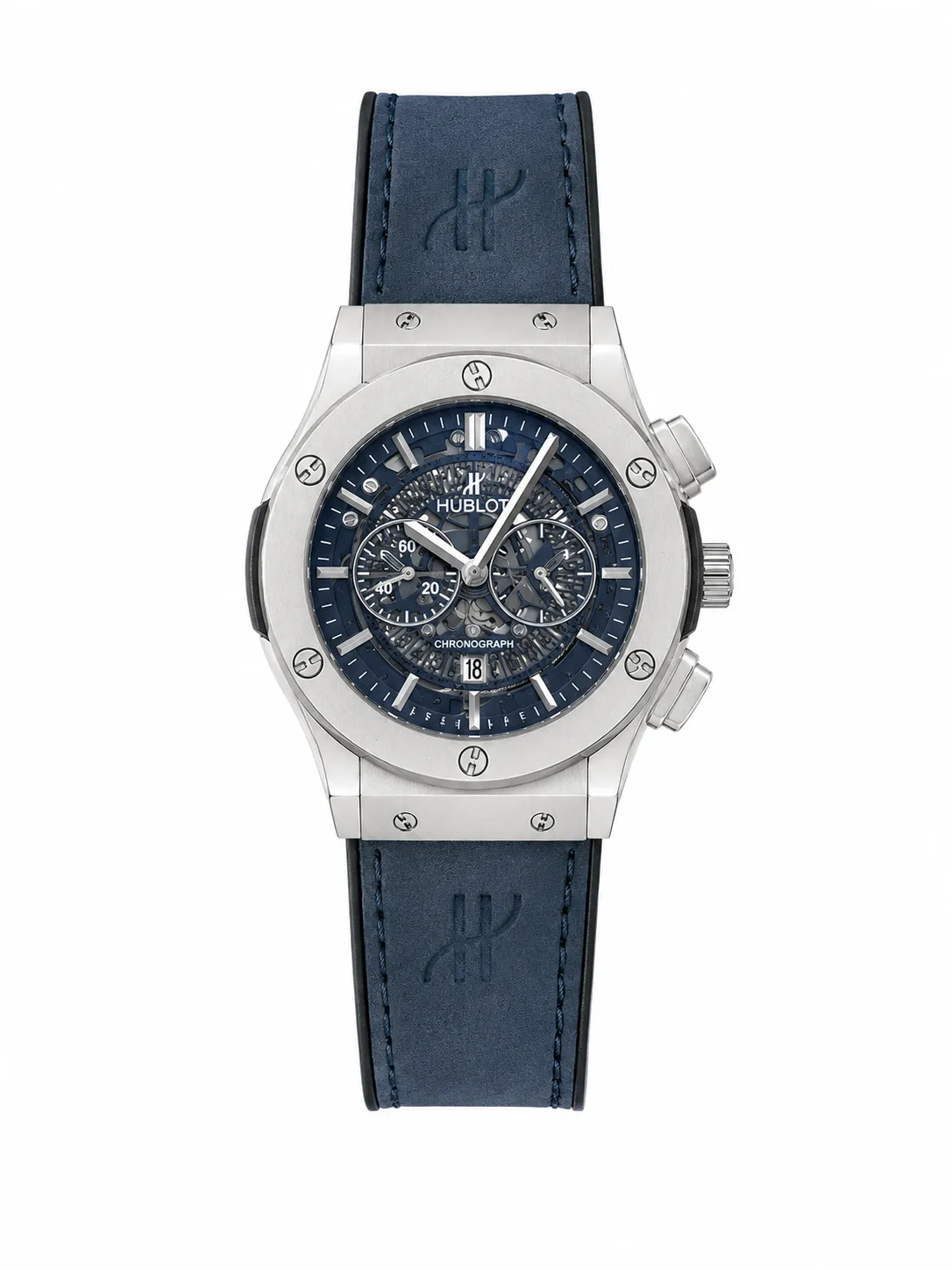 ZARAAR Hublot Design Watch — BLUE SKELETON